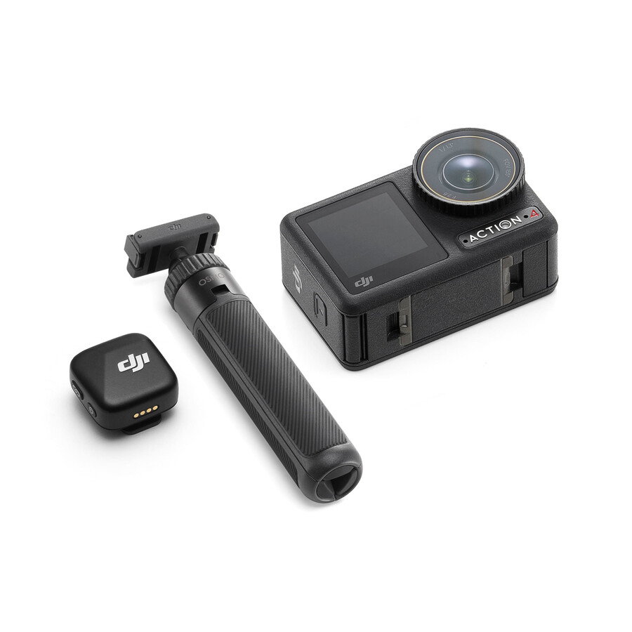 osmo action 4 vlog-paket dji mic mini mini-förlängningsstång