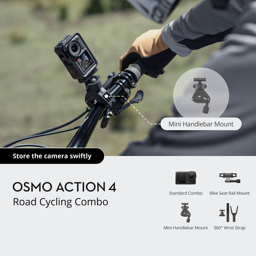osmo action 4 landsvägscykelpaket