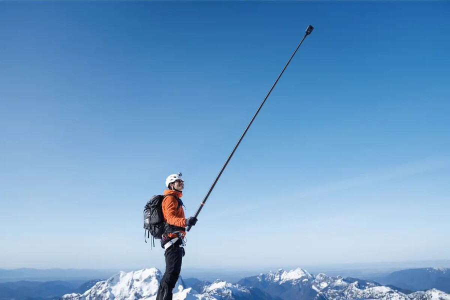osmo 25 m utdragbar selfiepinne i kolfiber