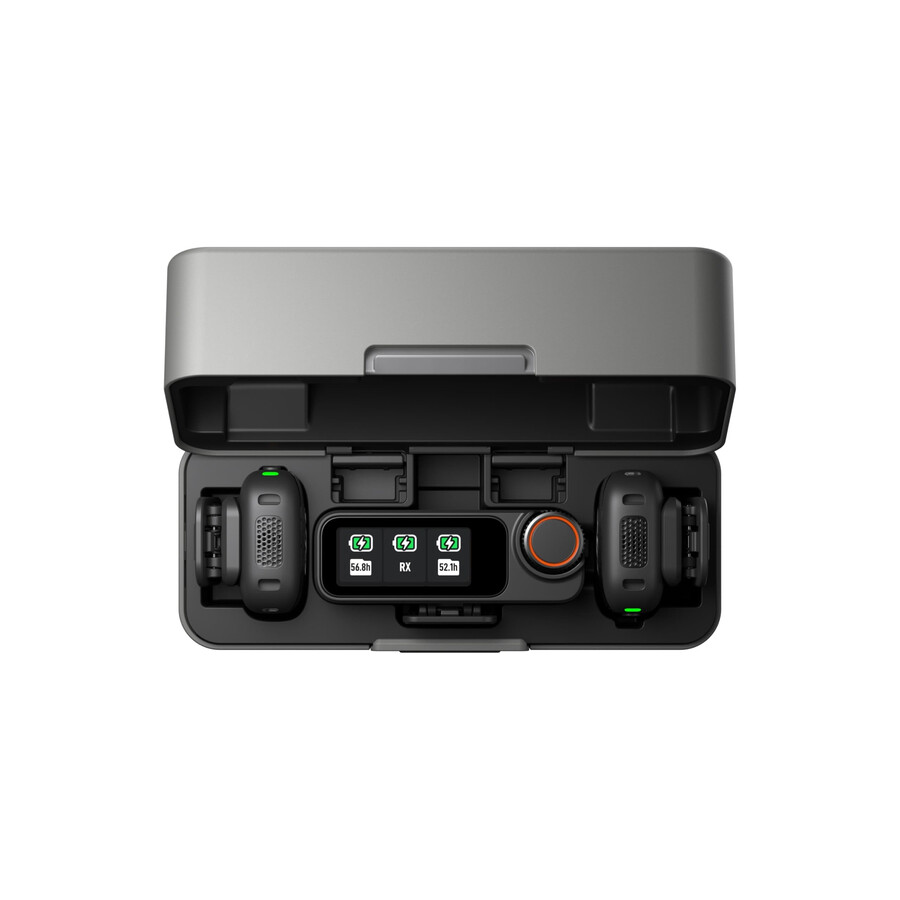 dji rs 4 mini creator-paket dji mic 3 2 tx 1 rx laddningsfodral