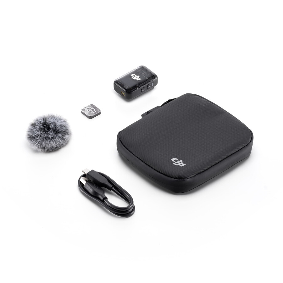 dji mic 2-sändare shadow black