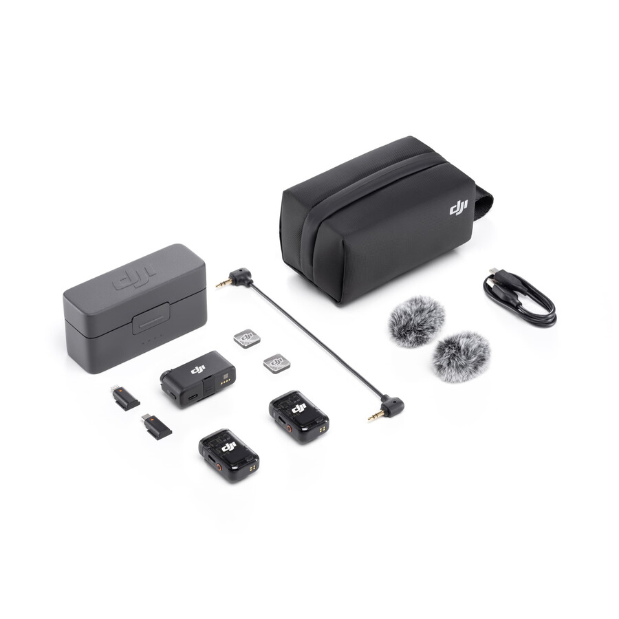 dji mic 2 2 tx 1 rx laddningsfodral