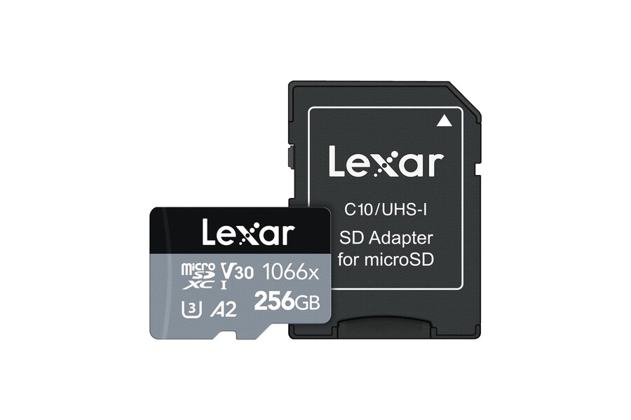 lexar professional 1066x u3 v30 a2 256gb microsdxc