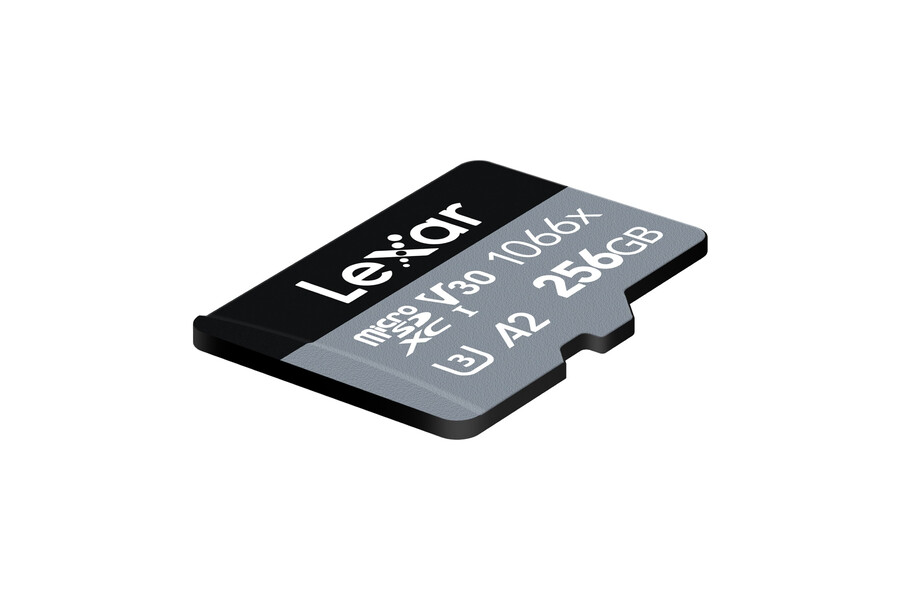 lexar professional 1066x u3 v30 a2 256gb microsdxc