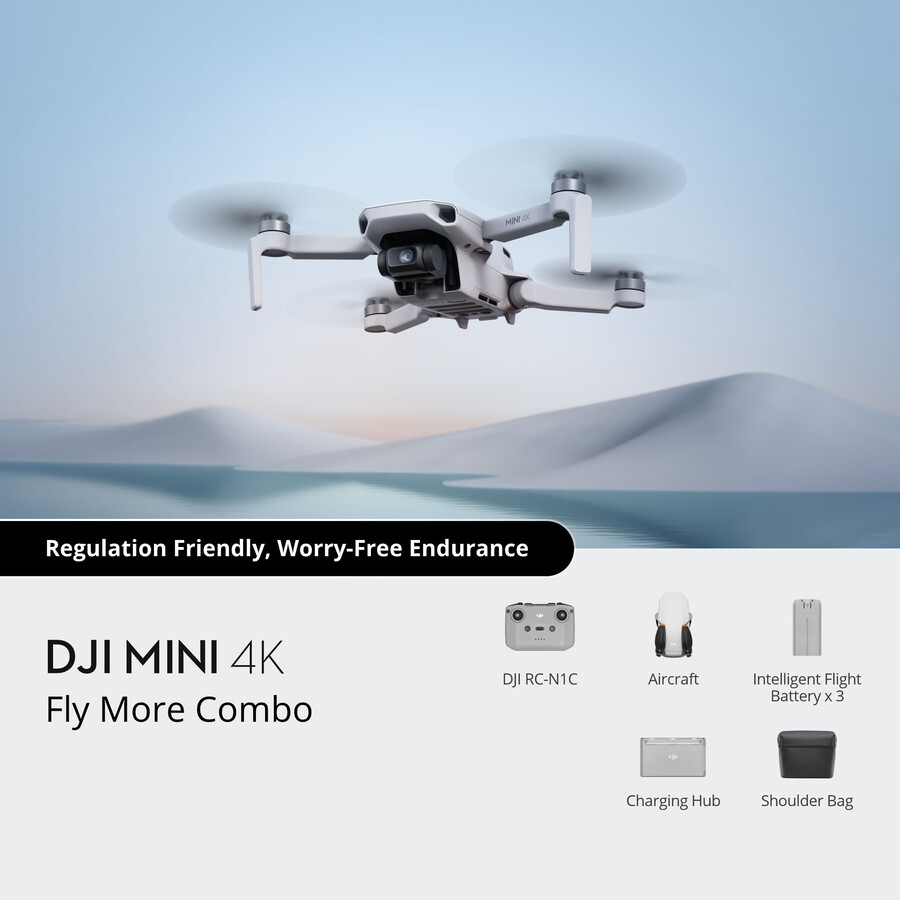 flyga mer-paket dji mini 4k
