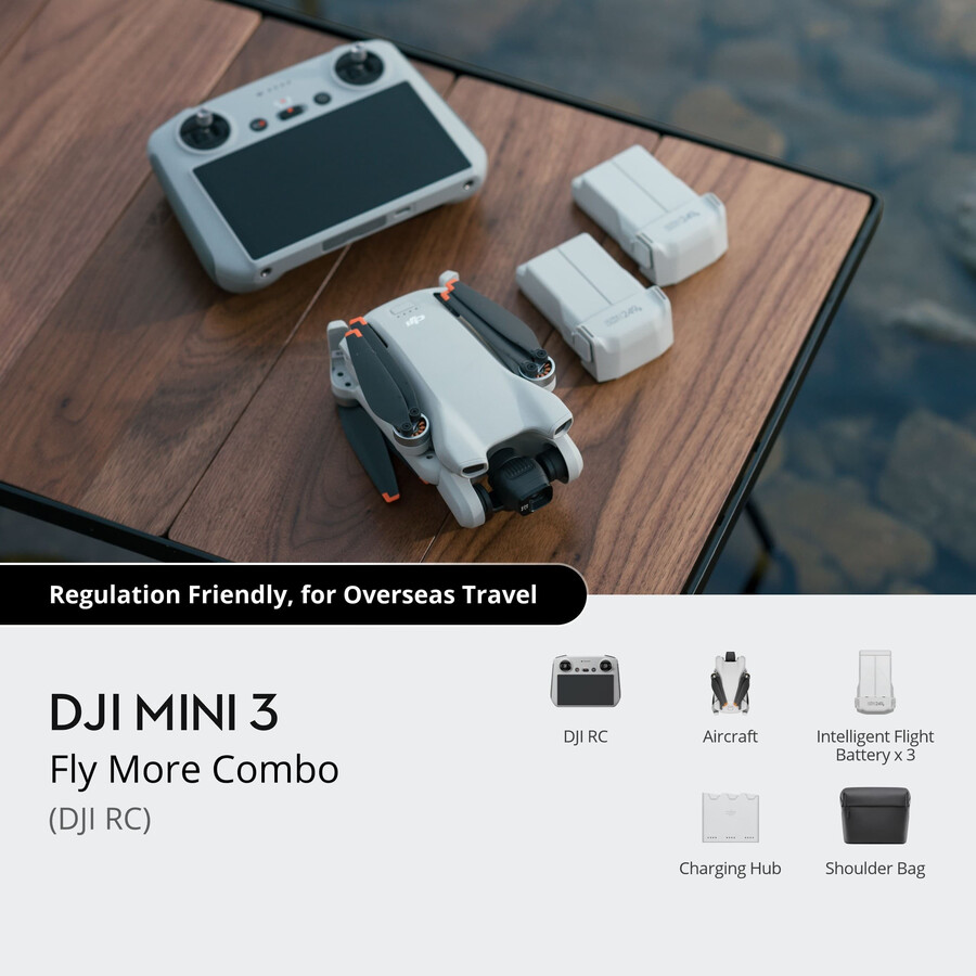 flyg mer dji mini 3-paket dji rc