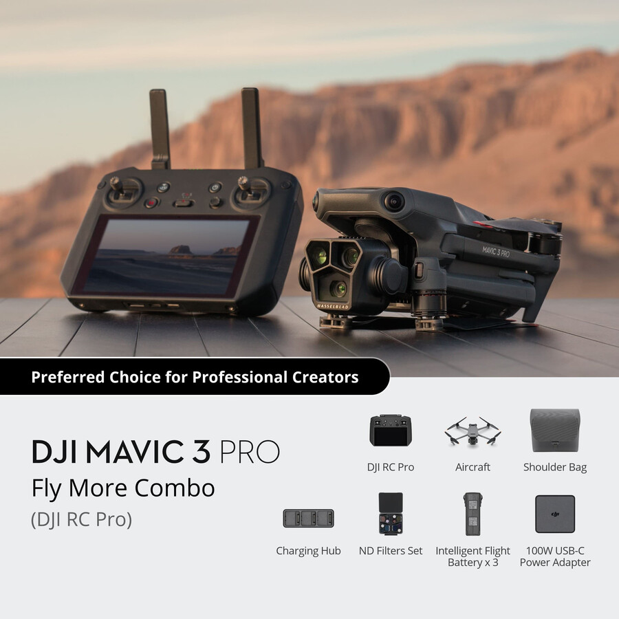 dji mavic 3 pro fly more-paket dji rc pro