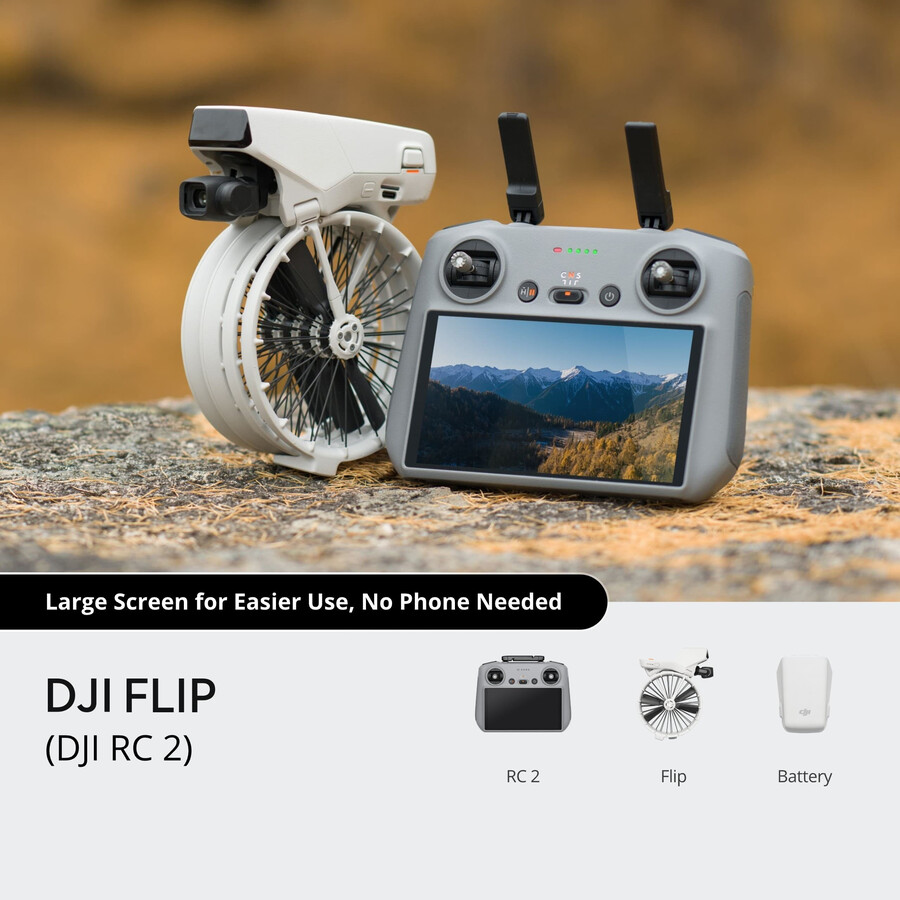dji flip dji rc 2