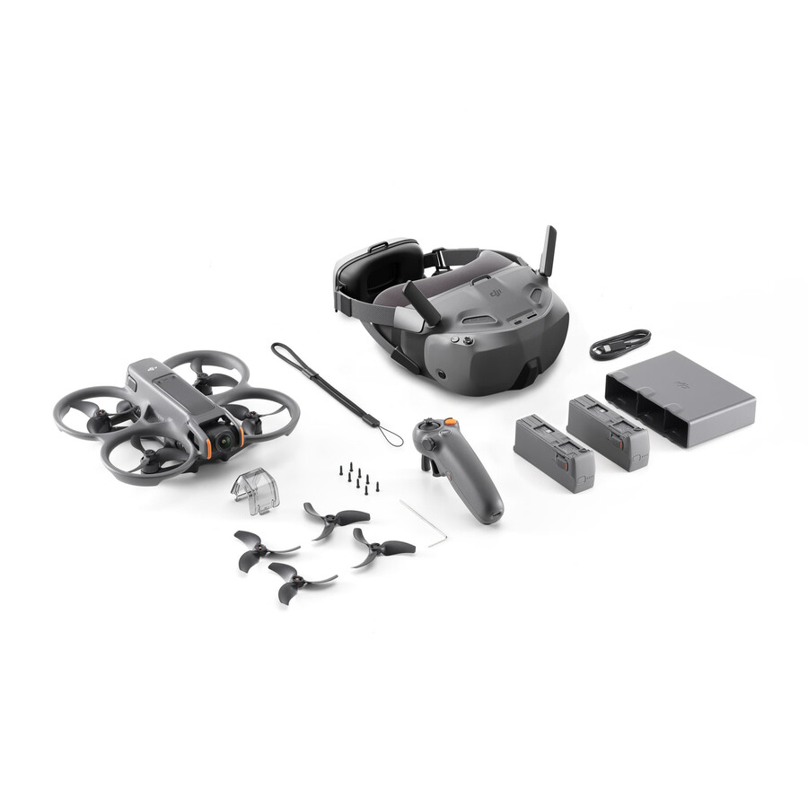 fly smart dji avata 2-paket tre batterier