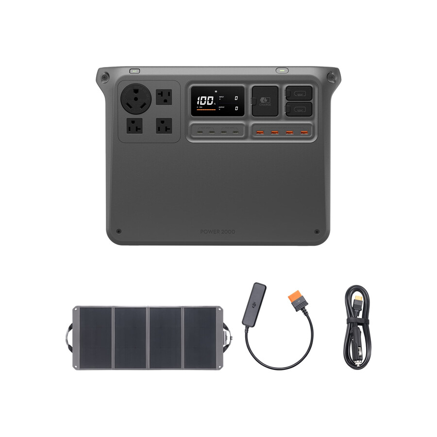 dji power 2000 100w hopfällbar solpanel × 1