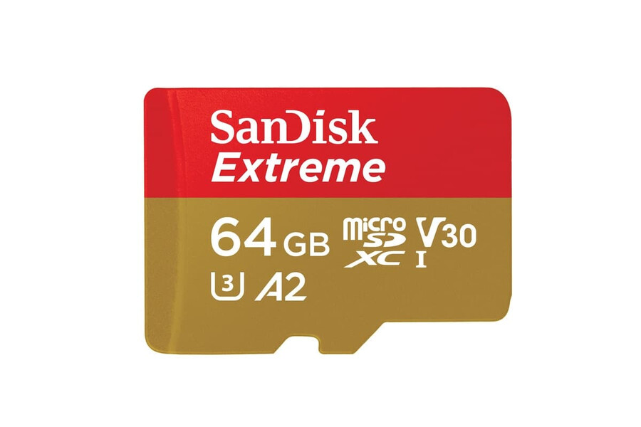 sandisk extreme microsd-kort 64 gb