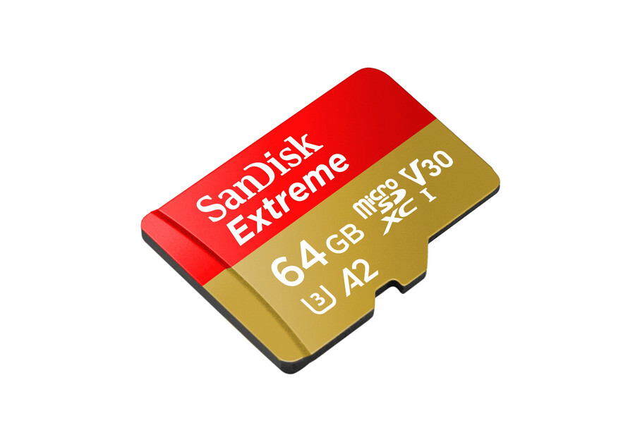 sandisk extreme microsd-kort 64 gb
