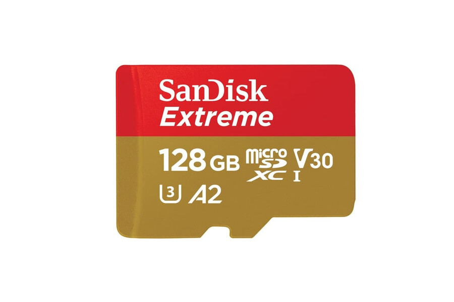 sandisk extreme microsd-kort 128 gb
