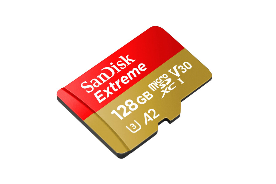 sandisk extreme microsd-kort 128 gb