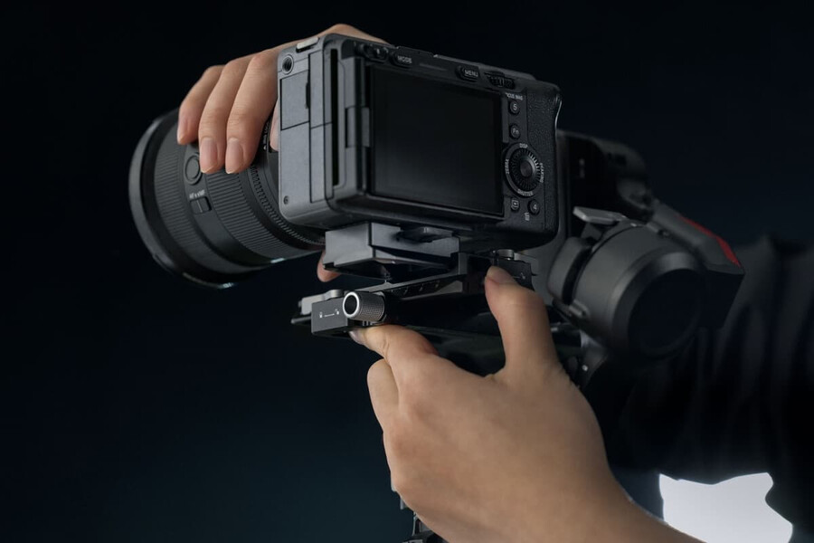 dji rs 2024 snabbkoppling Övre fäste