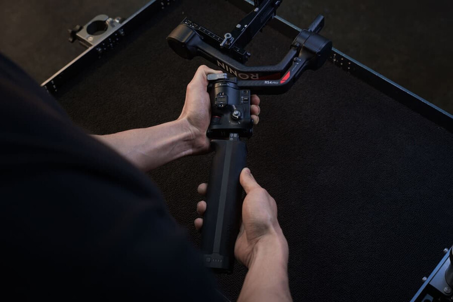 dji rs bg70 batterigrepp med hög kapacitet