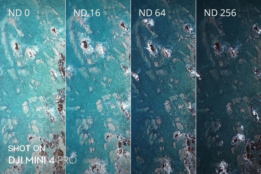 nd-filterset nd1664256 för dji mini 4 pro