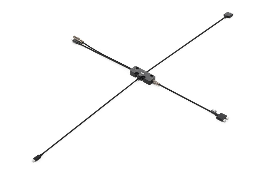 dji focus pro lidar till dji-överföringskabelstation